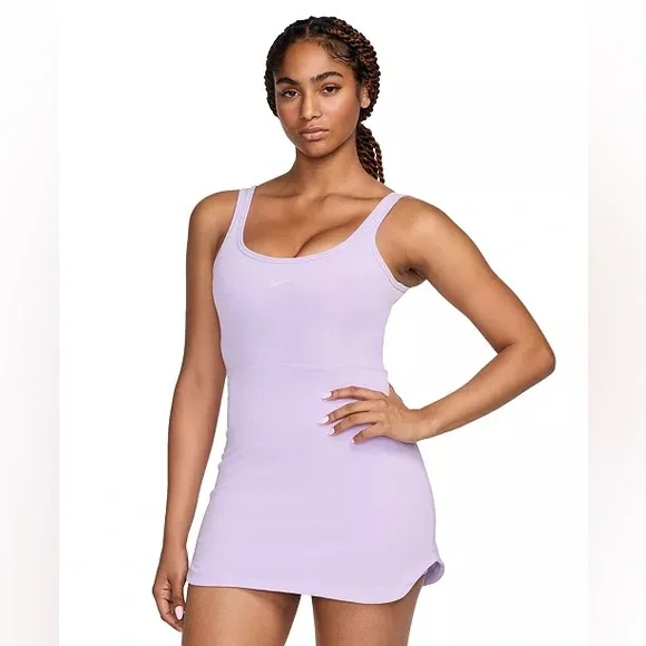 Nike | Dresses | Nike One Drifit Scoop Neck Sleeveless Dress | Poshmark